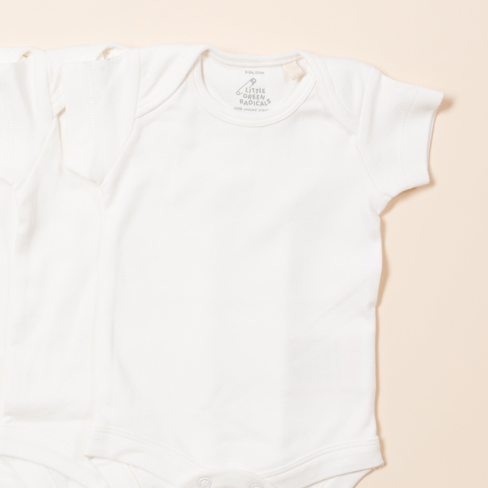 S21 Natural Short Sleeve Baby Body - Single