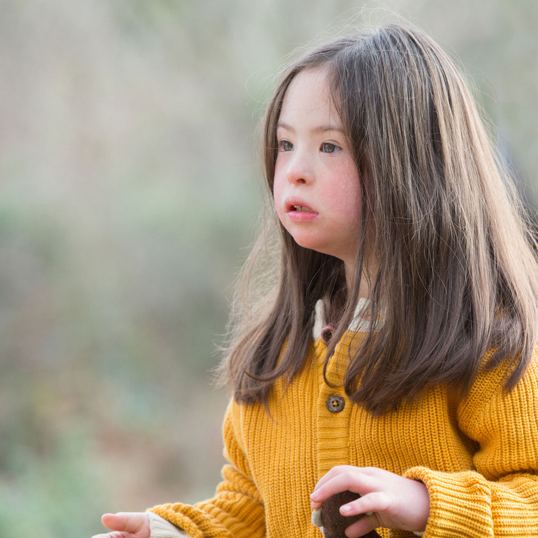 From One To Another Gold Snuggly Knitted Cardigan