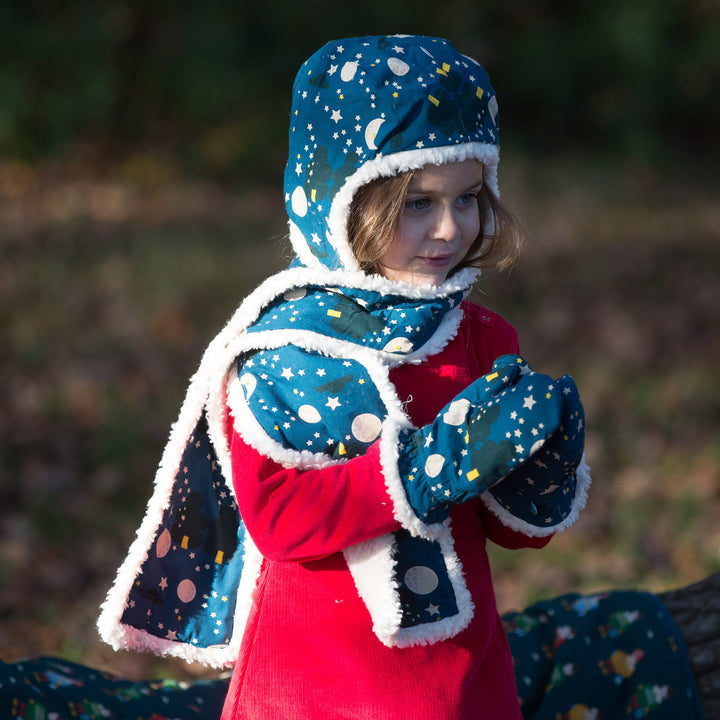 Moon & Stars Sherpa Hat