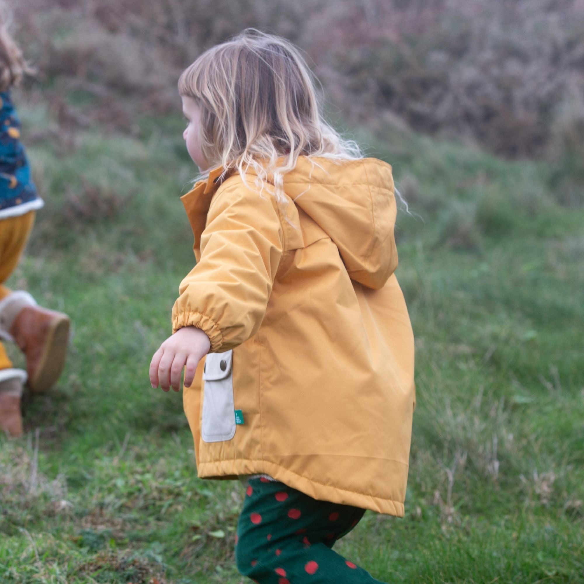 Gold Recycled Waterproof Winter Coat