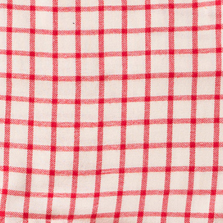 Red Check Button Down Shirt