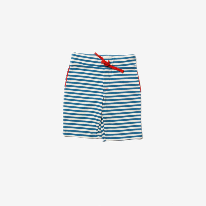 Ocean Blue Stripe Beach Shorts