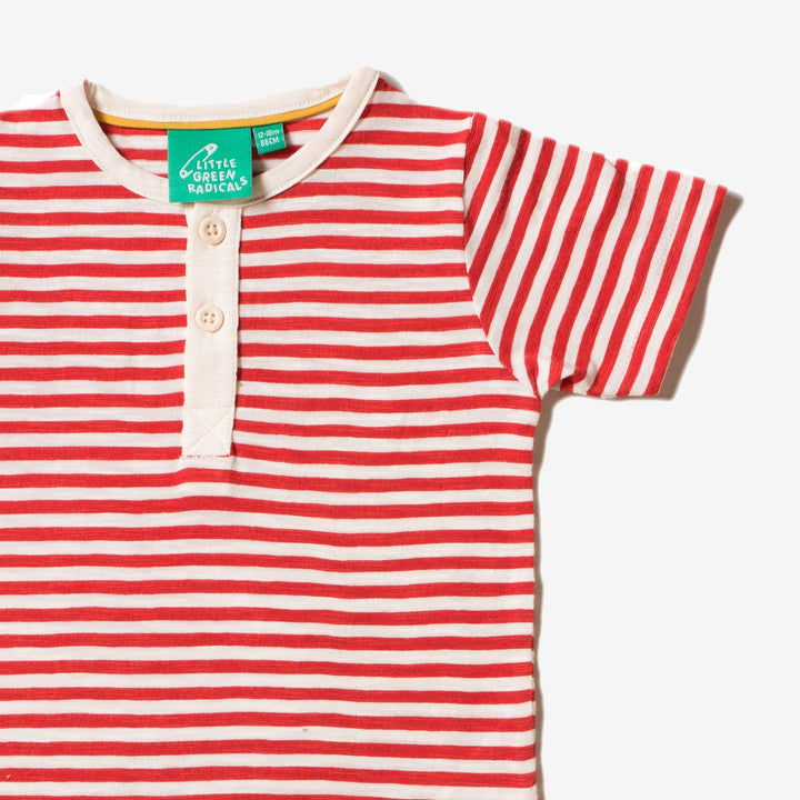 Red Stripe Short Sleeve Everyday T-Shirt