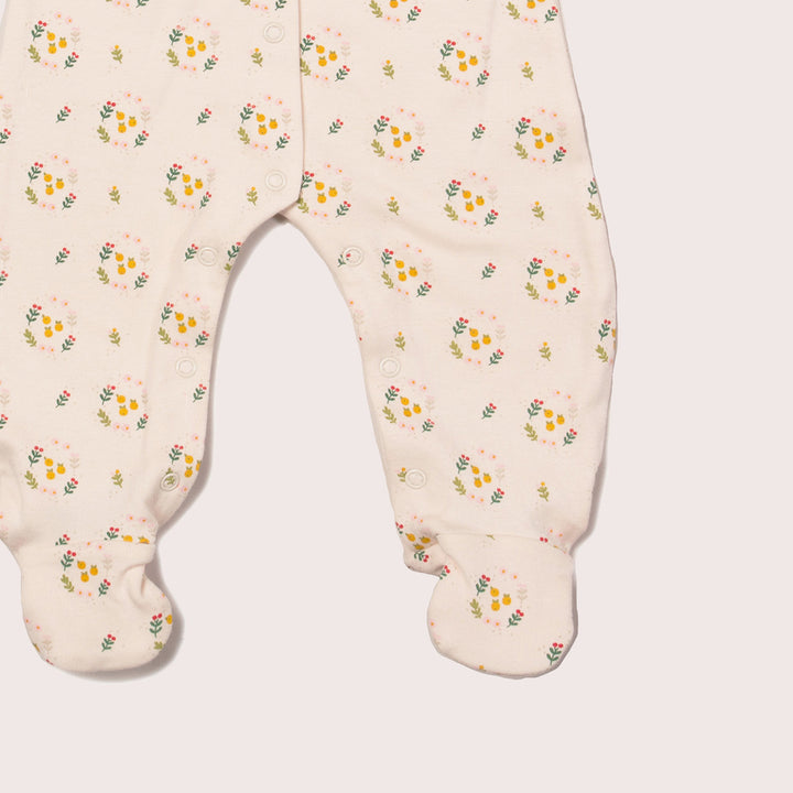 Quince Flowers Babygrow