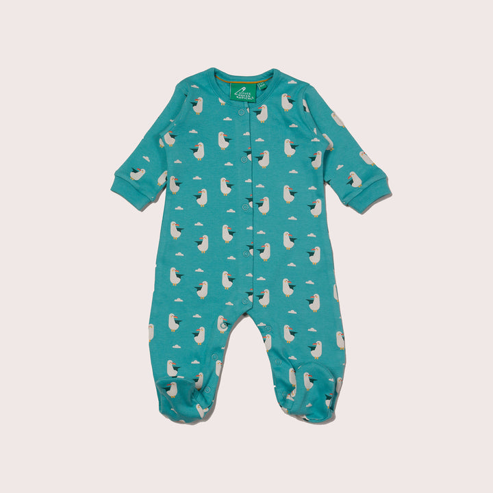 Summer Seagull Babygrow