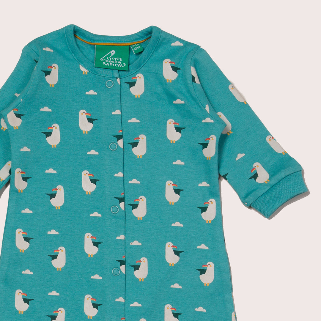 Summer Seagull Babygrow