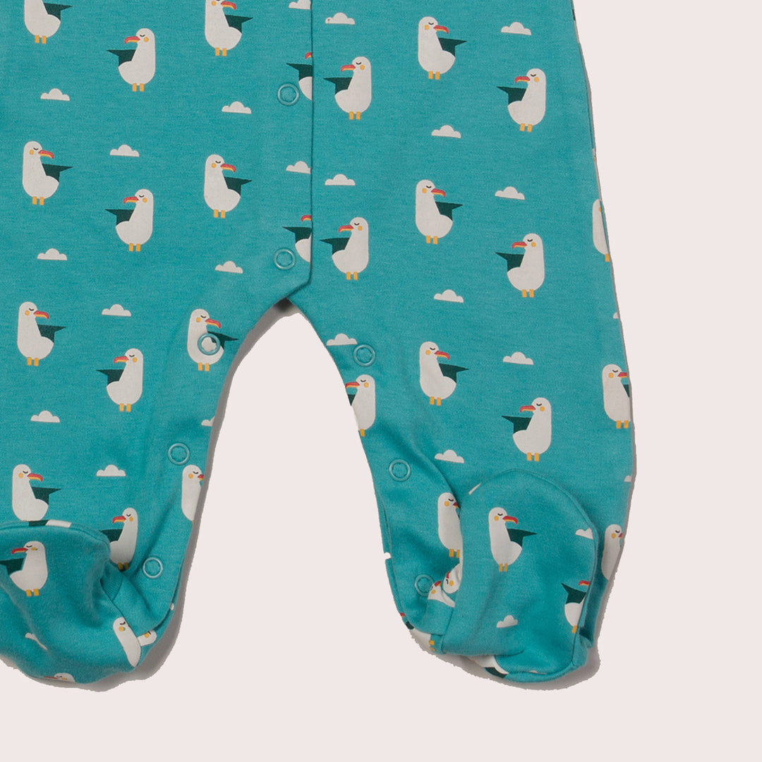 Summer Seagull Babygrow