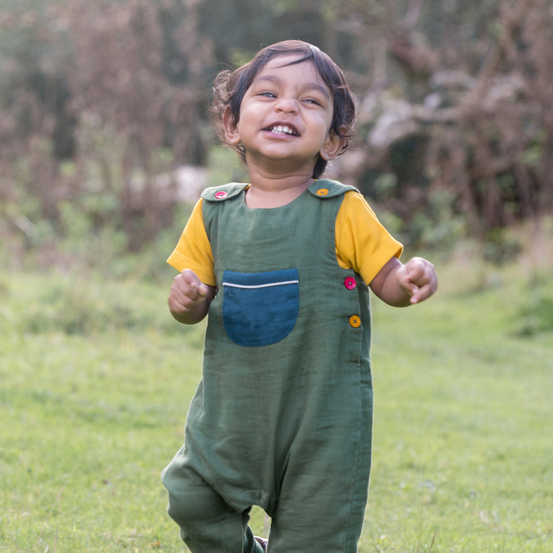 Olive Day After Day Adventure Dungarees