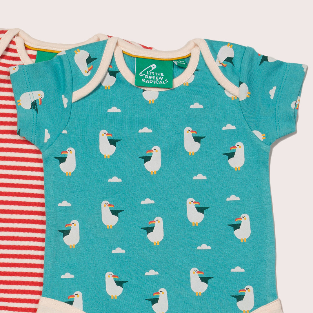 Summer Seagull Baby Body Set