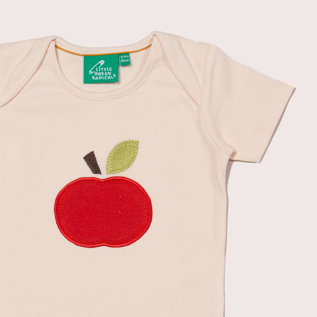 An Apple A Day Applique T-Shirt