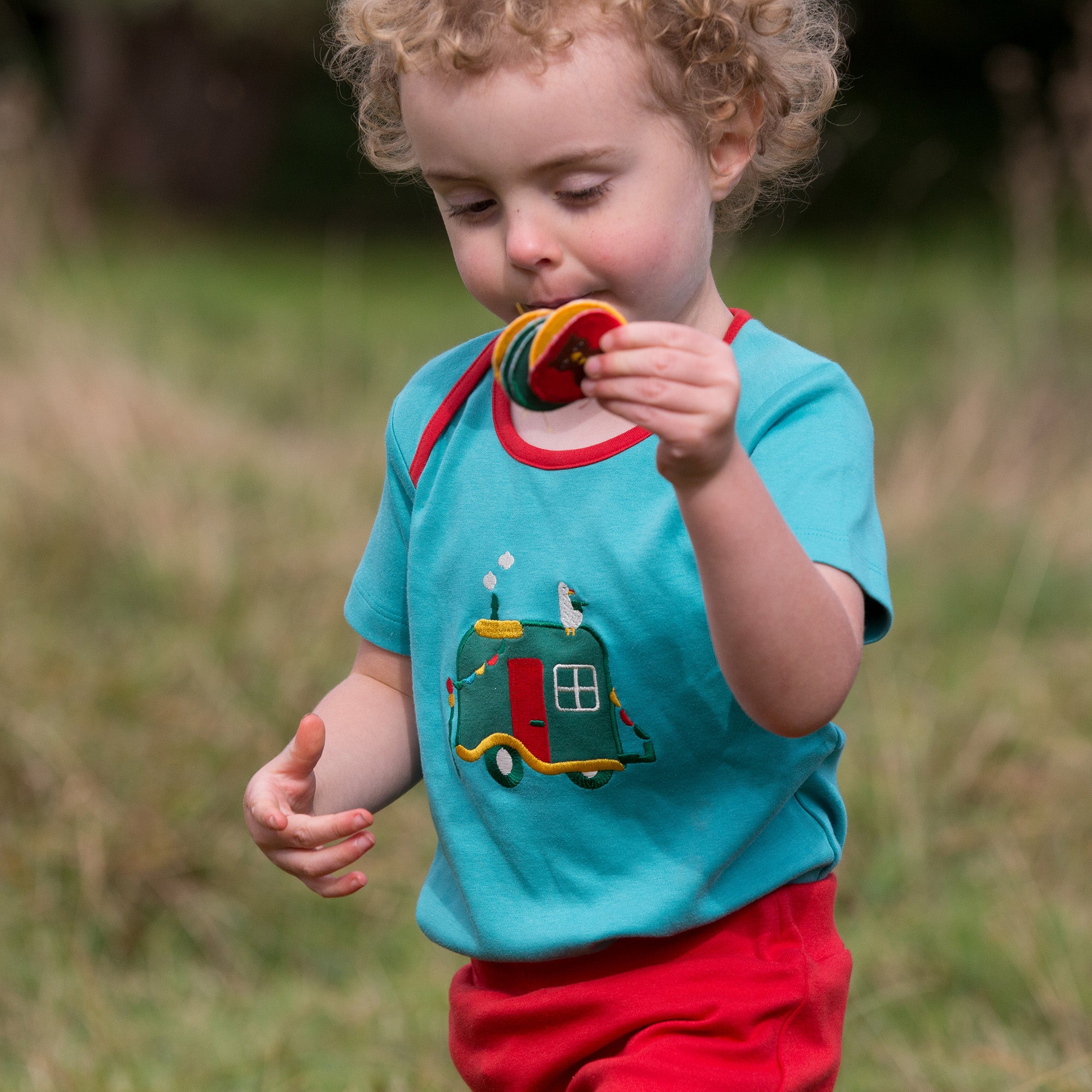 Campervan Adventures Applique T-Shirt