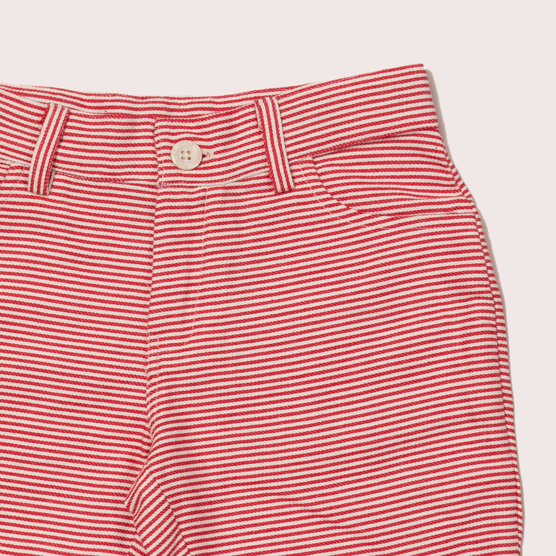 Red Stripe Sunshine Shorts