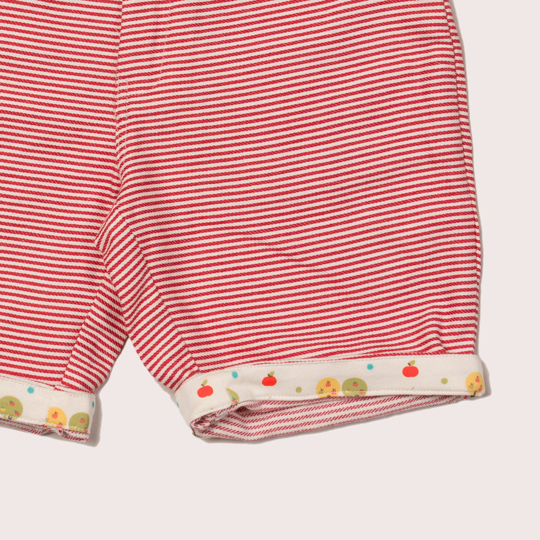 Red Stripe Sunshine Shorts