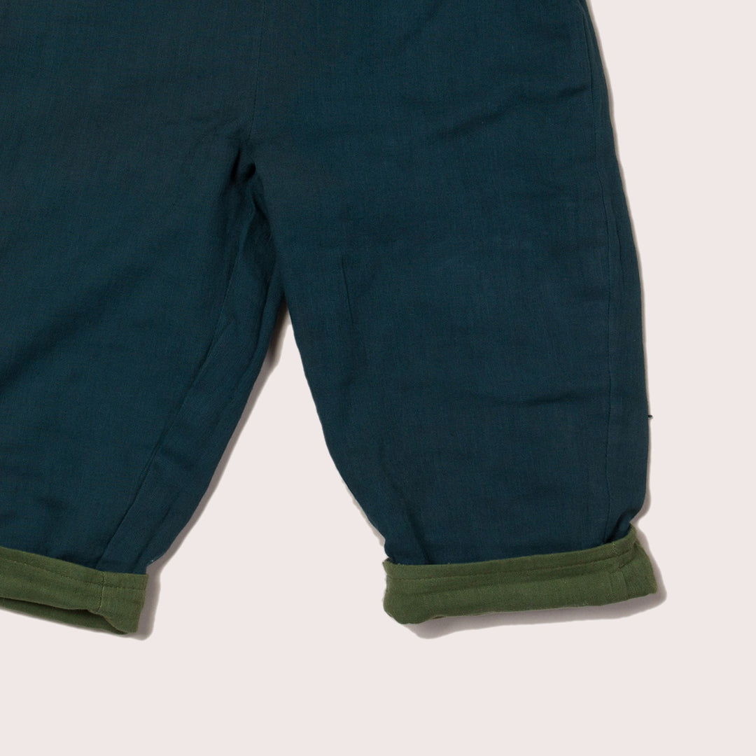 Olive & Storm Blue Day After Day Reversible Trousers