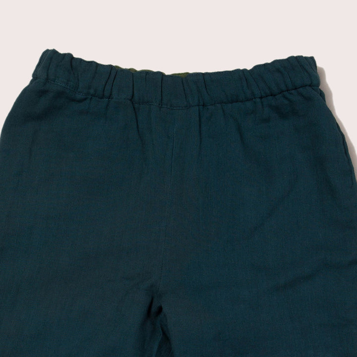 Olive & Storm Blue Day After Day Reversible Trousers