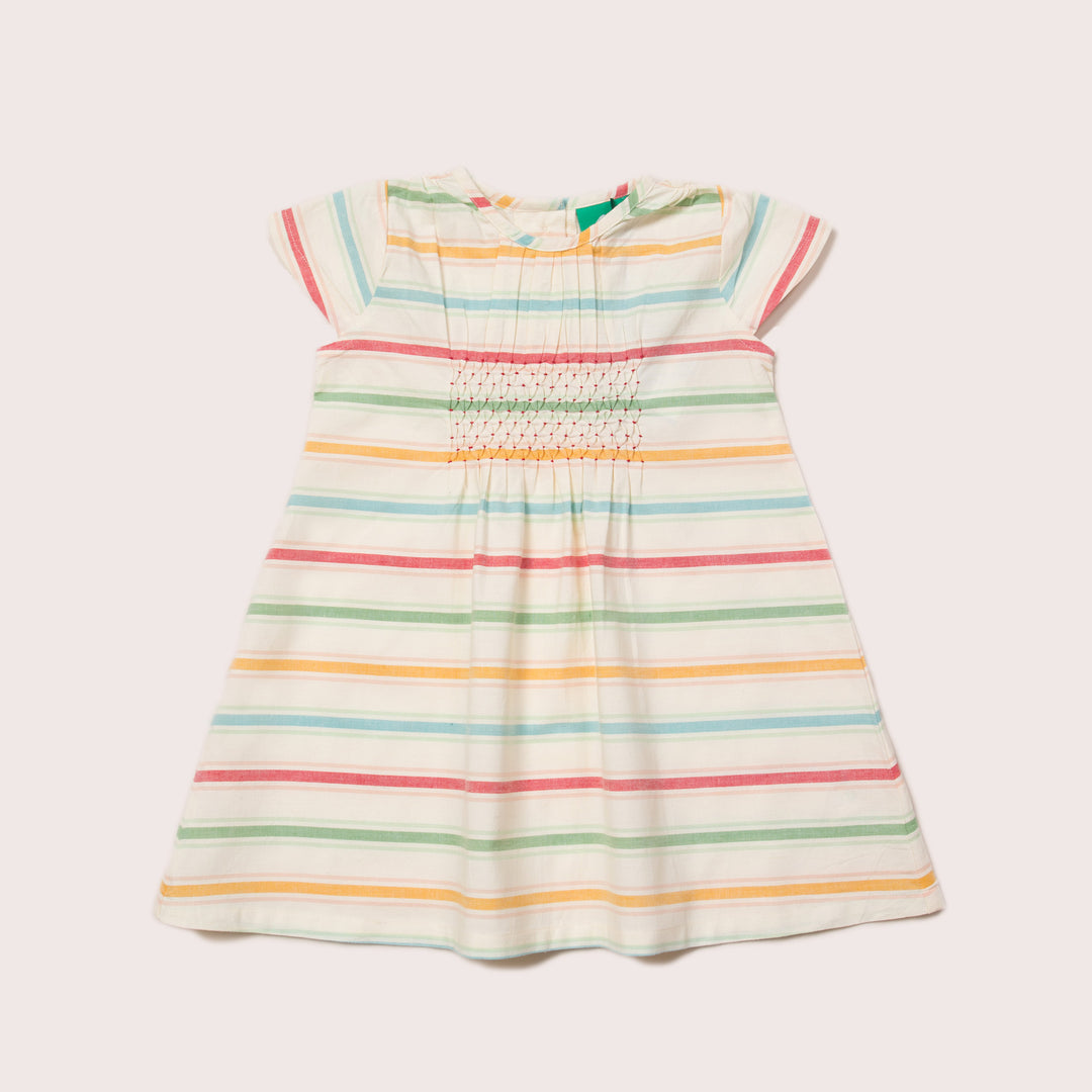 Rainbow Stripe Floaty Dress