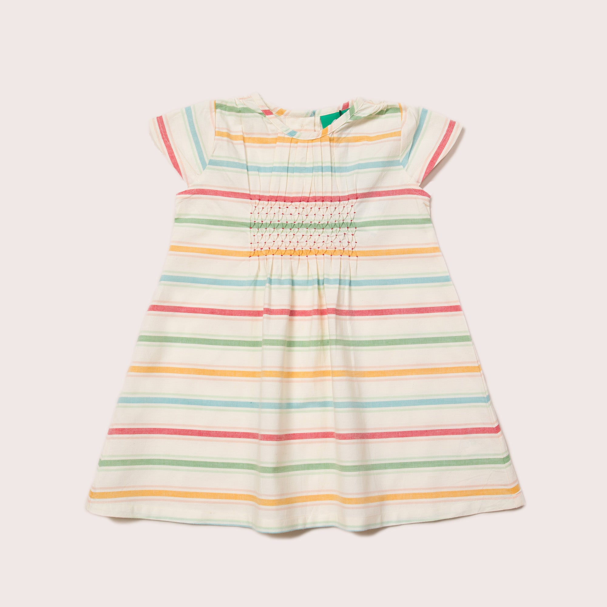 Rainbow Stripe Floaty Dress