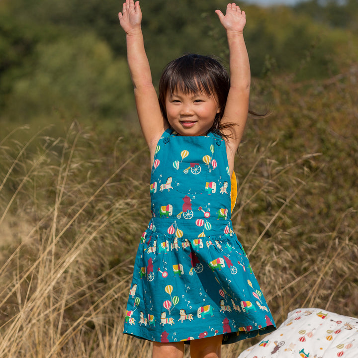 Journey To A Jamboree Pinafore Dress