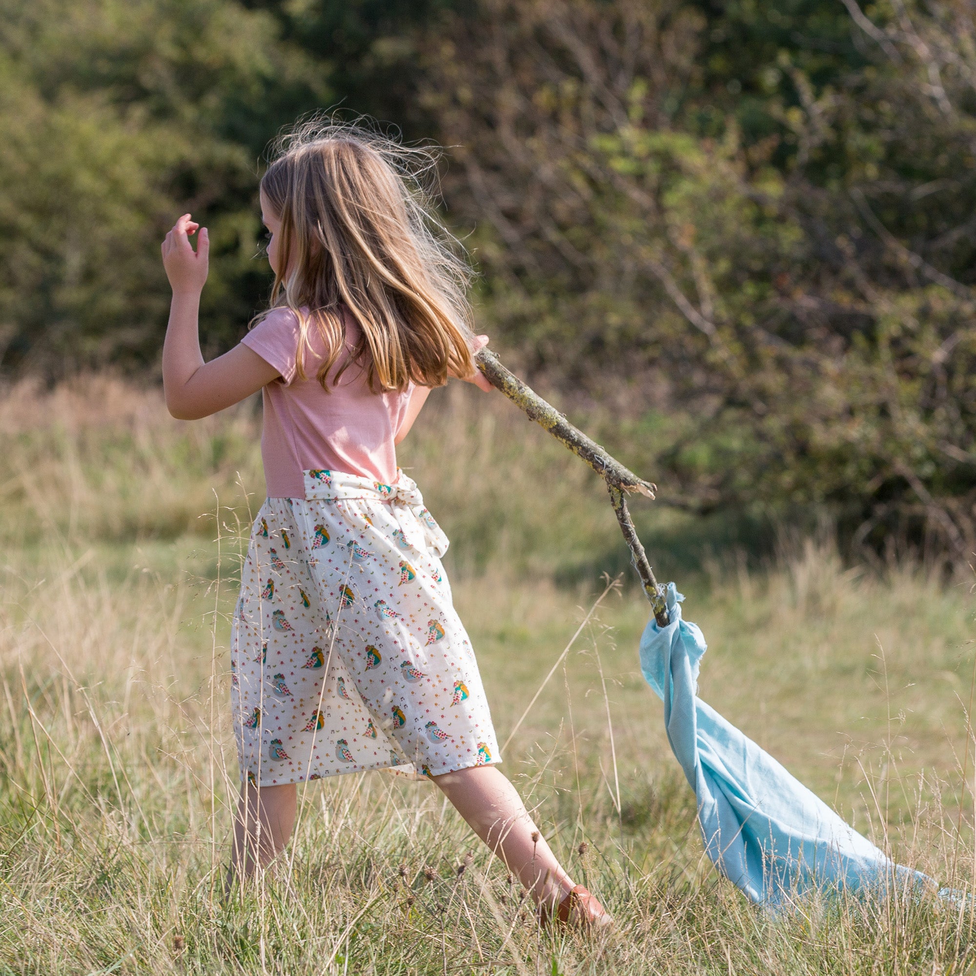 The Birds Did Sing Little Twirler Dress