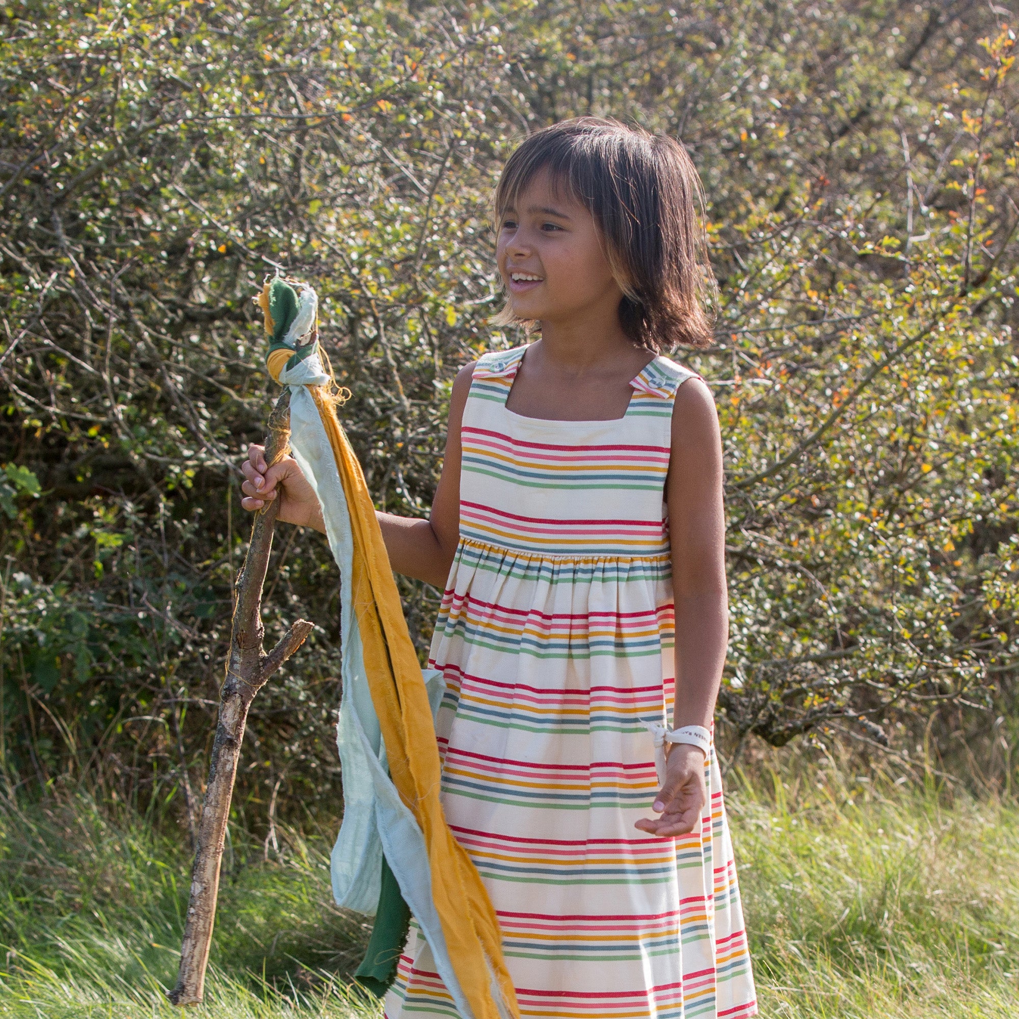 Rainbow Stripe Pinnie