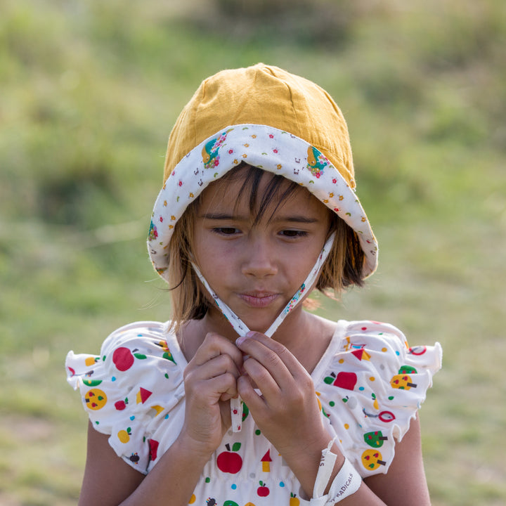 The Birds Did Sing Reversible Sunhat