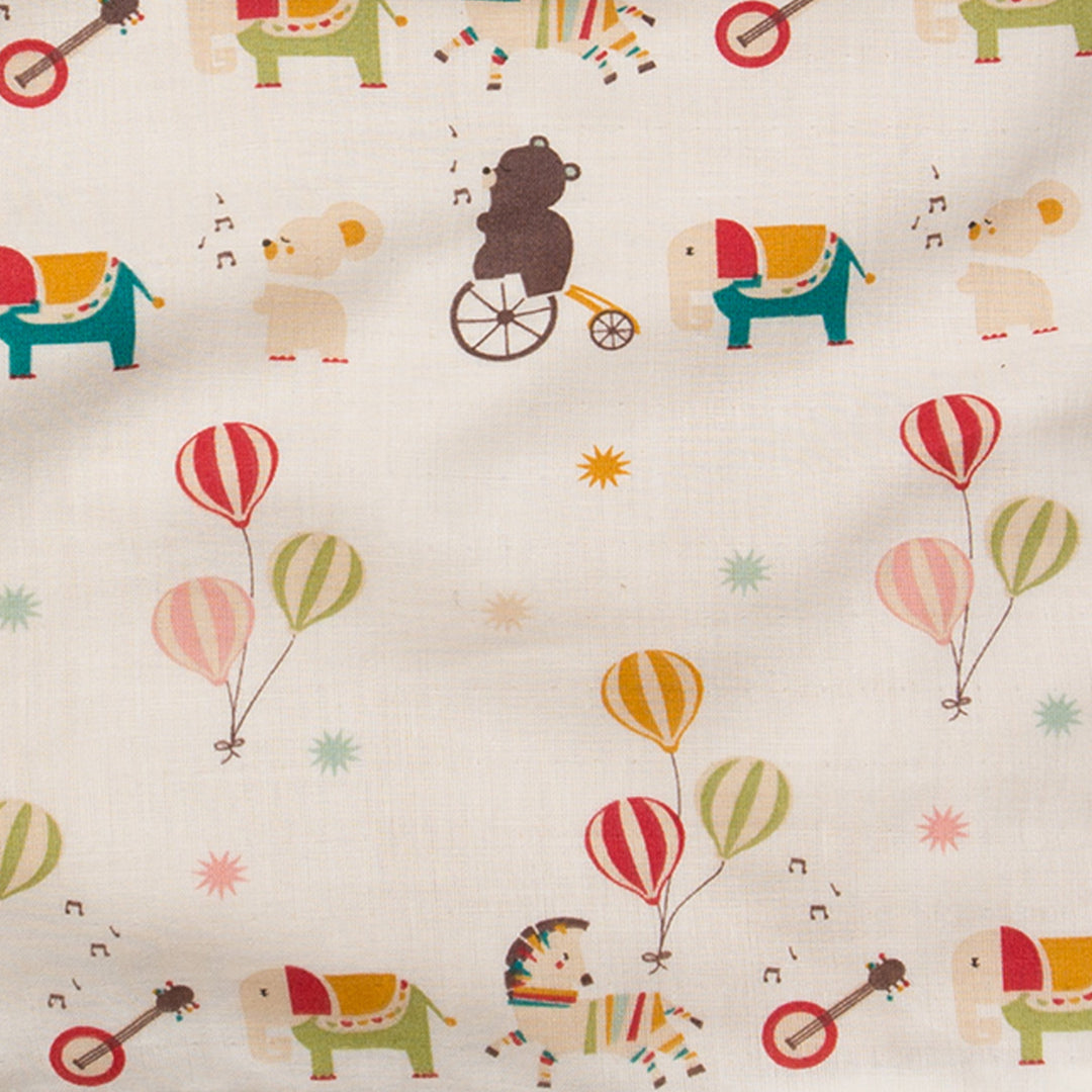 Journey To A Jamboree Cream Cuddly Cot Bed Set