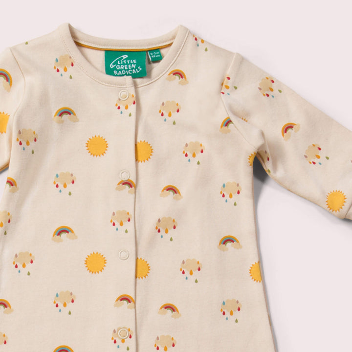 Sunshine and Rainbows Organic Babygrow