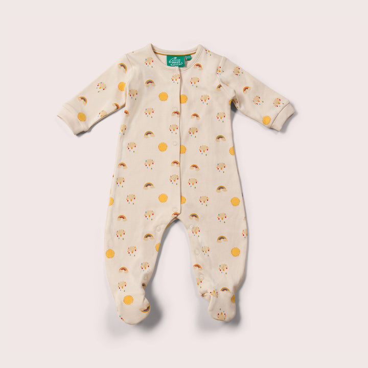 Sunshine and Rainbows Organic Babygrow