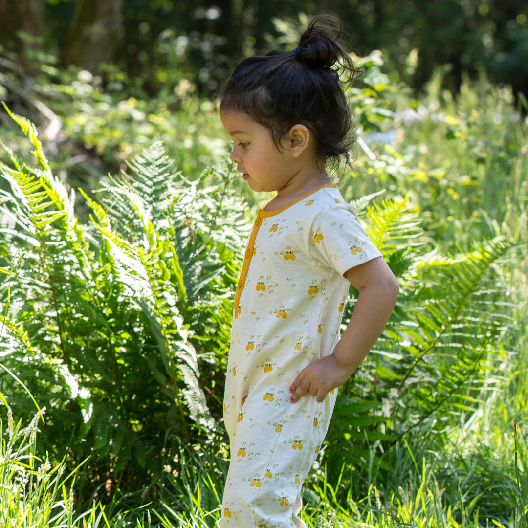 Lemon Grove Organic Shortie Romper