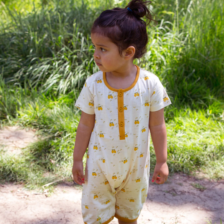 Lemon Grove Organic Shortie Romper