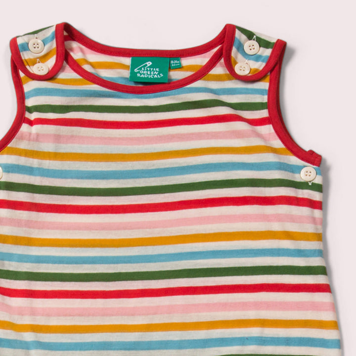 Rainbow Striped Everyday Dungarees