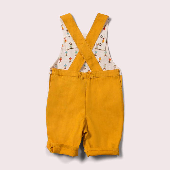 Balloon Twill Shortie Dungarees