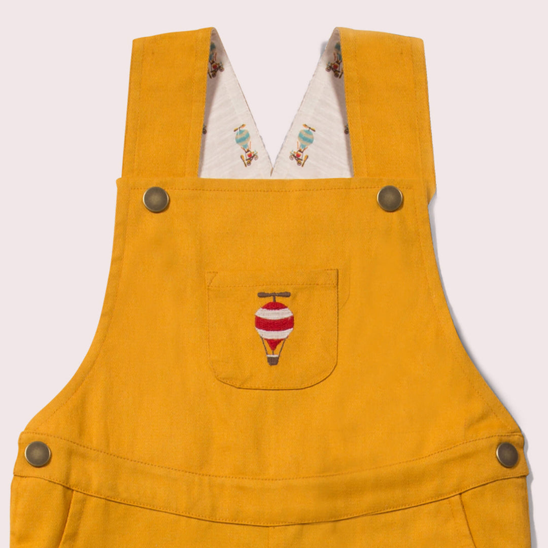 Balloon Twill Shortie Dungarees