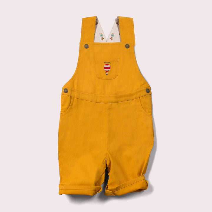 Balloon Twill Shortie Dungarees