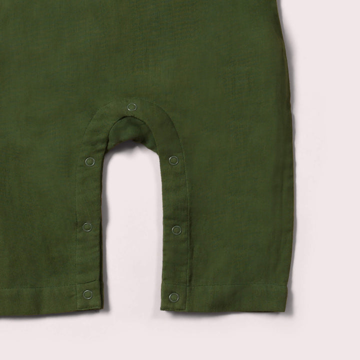 Olive Green Day After Day Adventure Dungarees