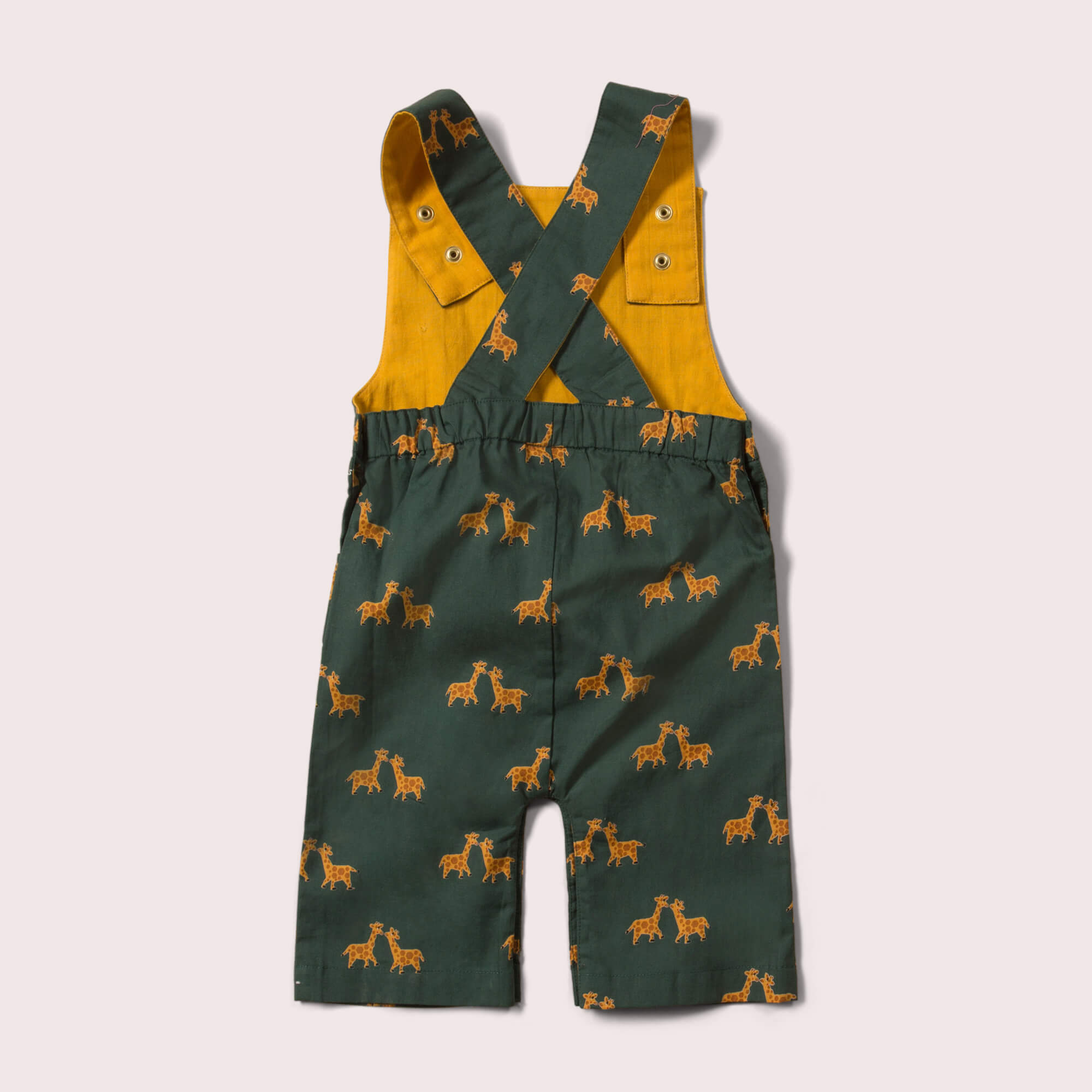 Giraffe Days Organic Shortie Dungarees