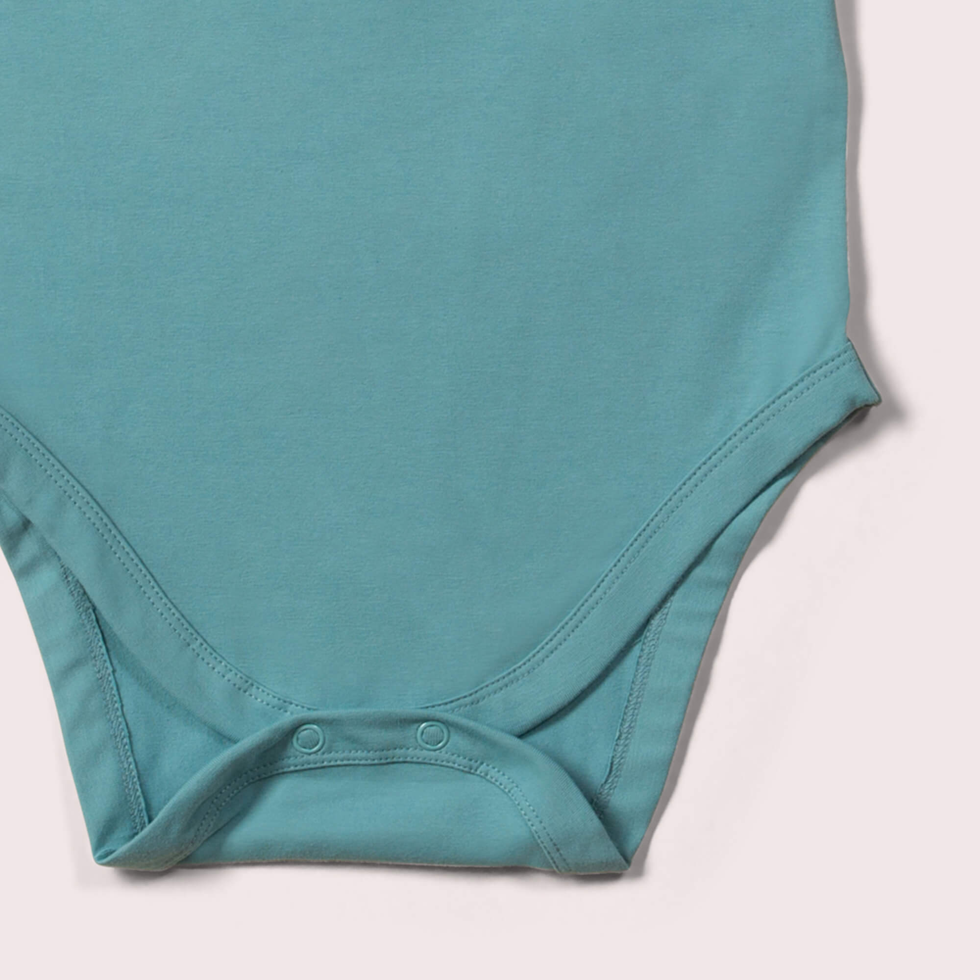 Sky Blue Organic Short Sleeve Baby Body