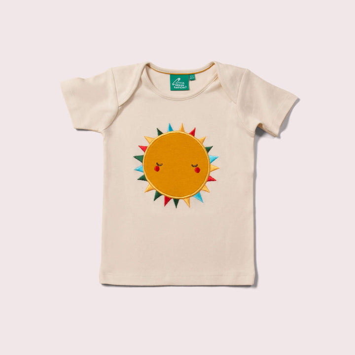 You Are My Sunshine Applique Short Sleeve T-Shirt