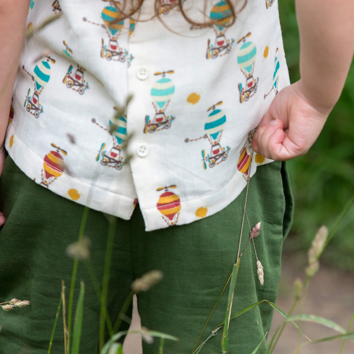 Take To The Skies Sleeveless Blouse