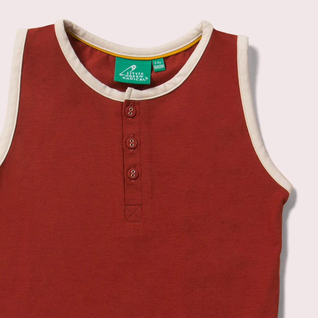 Burnt Ochre Organic Vest