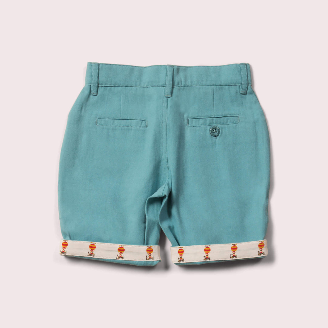 Blue Twill Sunshine Shorts