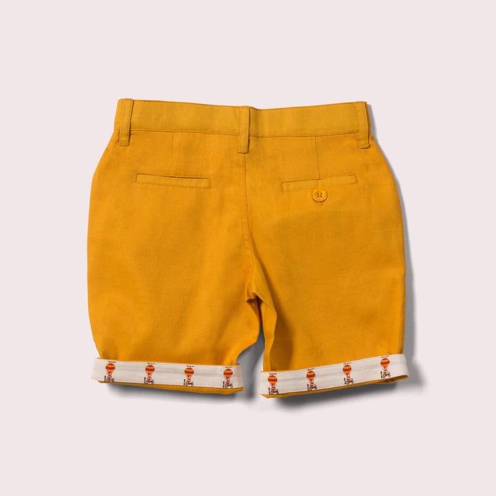 Gold Twill Sunshine Shorts