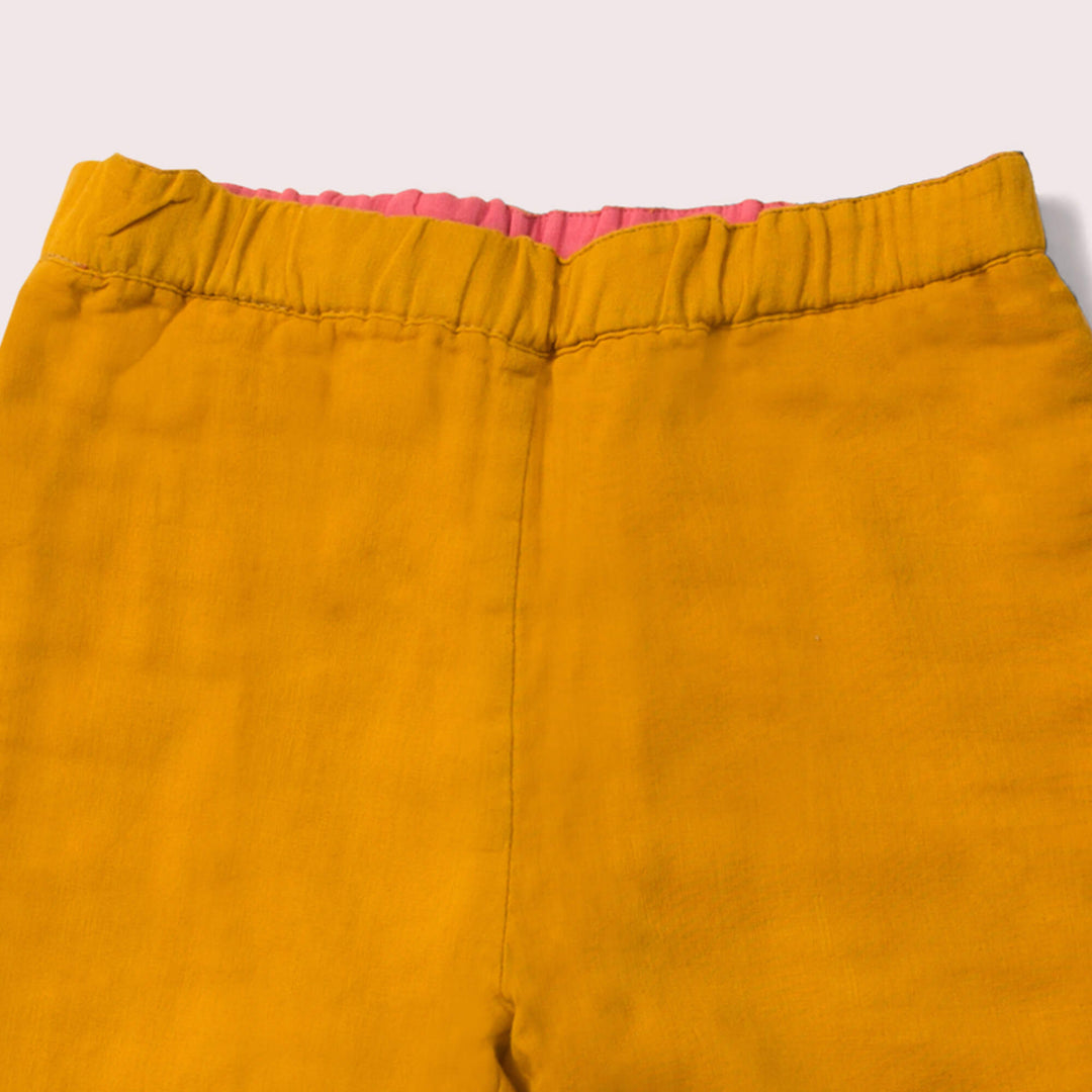 Gold & Pink Day After Day Reversible Trousers