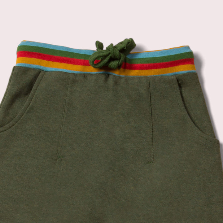 Green Marl Rainbow Organic Comfy Joggers