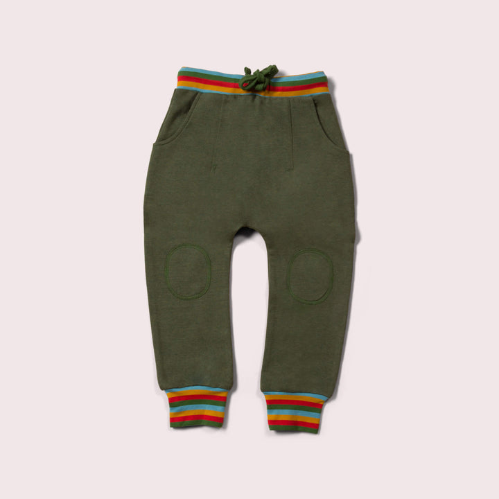 Green Marl Rainbow Organic Comfy Joggers