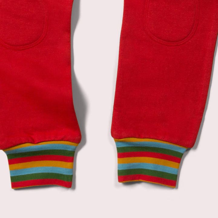 Red Marl Rainbow Organic Comfy Joggers