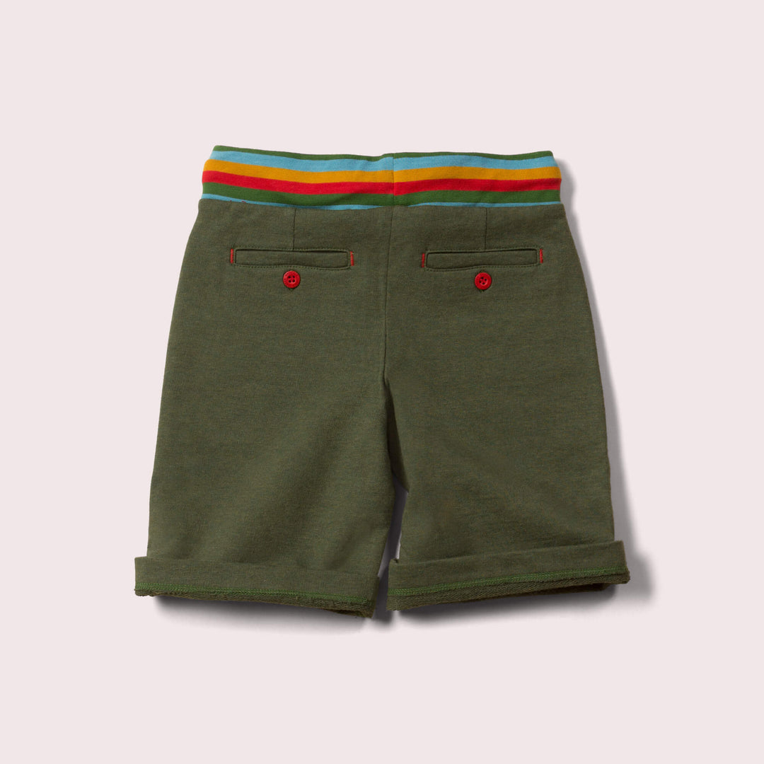 Green Marl Comfy Jogger Shorts