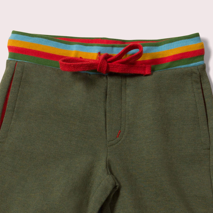 Green Marl Comfy Jogger Shorts