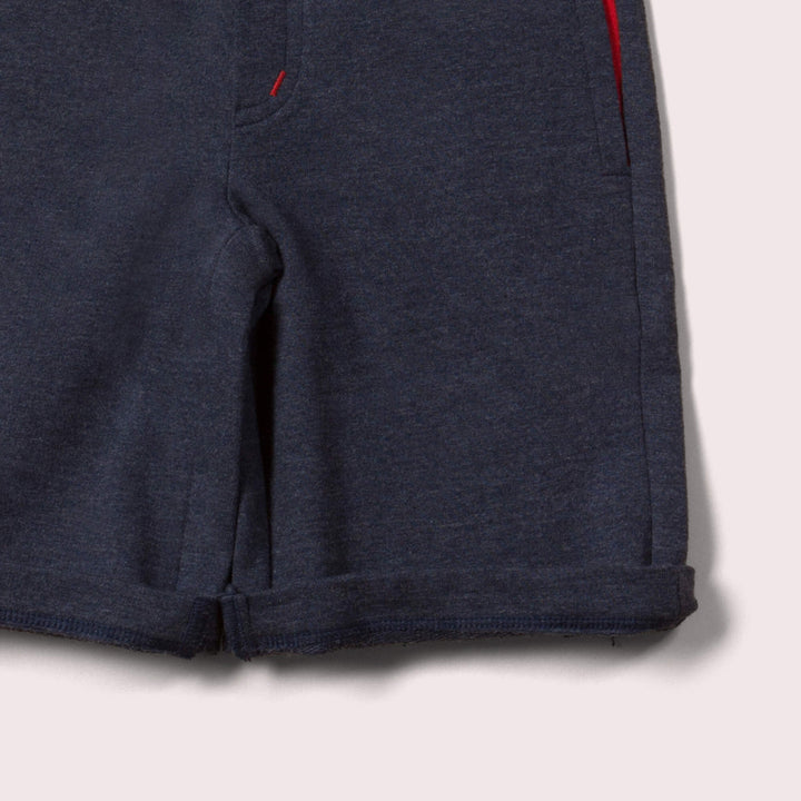 Navy Marl Comfy Jogger Shorts