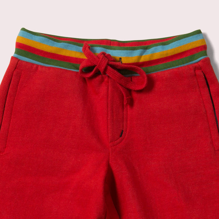 Red Marl Comfy Jogger Shorts